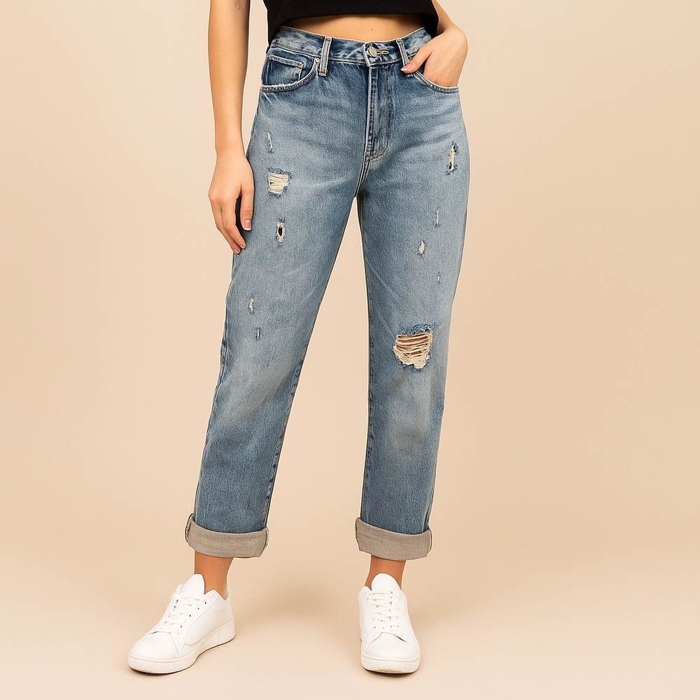 Denim & Supply Ralph Lauren Light Blue Boyfriend Jeans